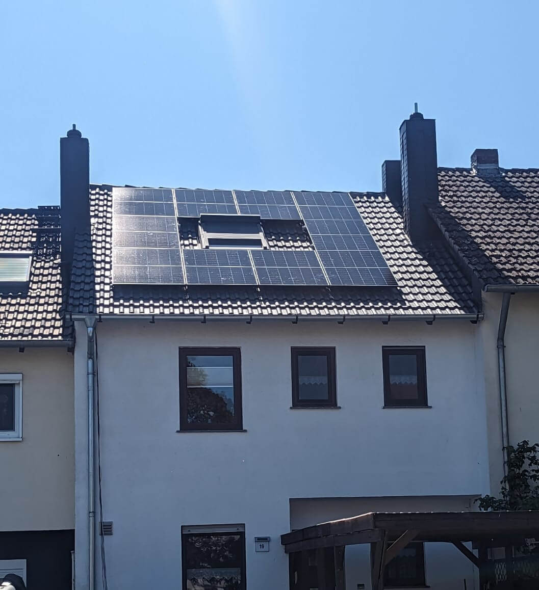 Solaranlage PV-Anlage Stadtallendorf auf einem Haus